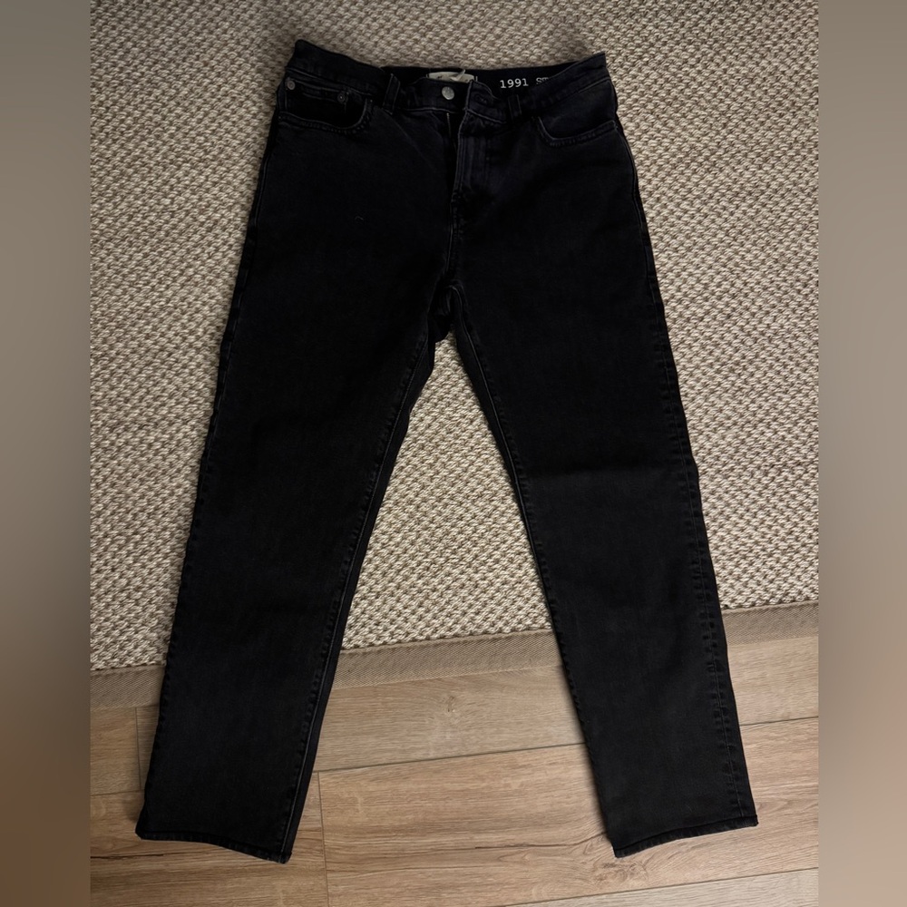 Madewell 1991 Straight Men's Dark Grey Jeans